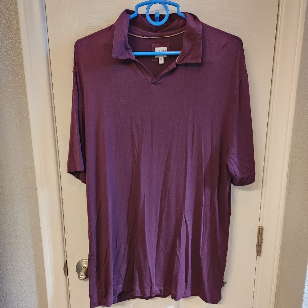 Armani collezioni polo shirt size XXL